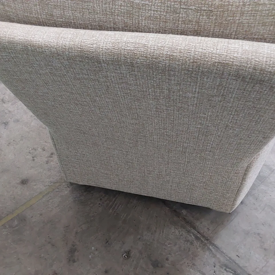 QUALITY BRITISH DESIGNER G PLAN CHLOE EASY CHAIR LOOM CLAY FABRIC 