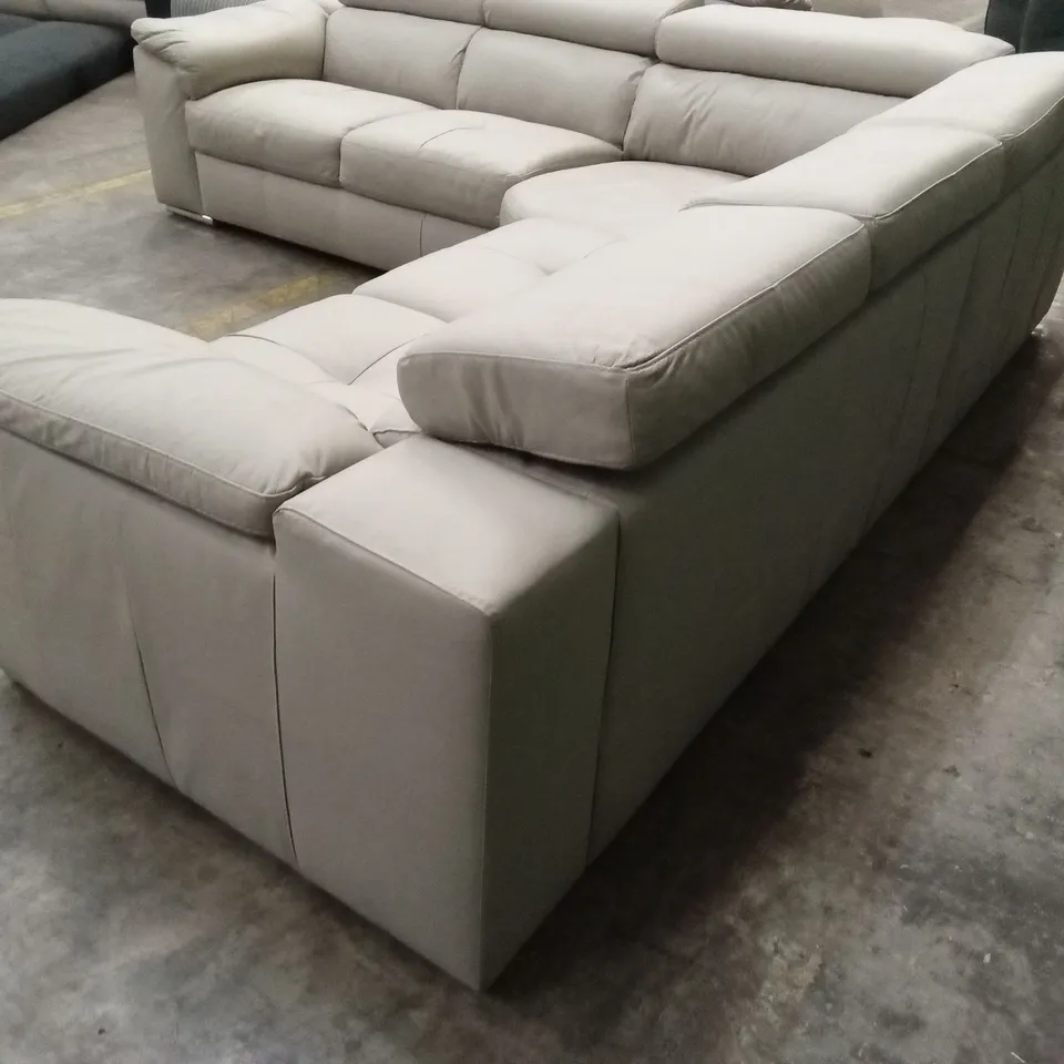 BRADY PREMIUM LEATHER CORNER SOFA 