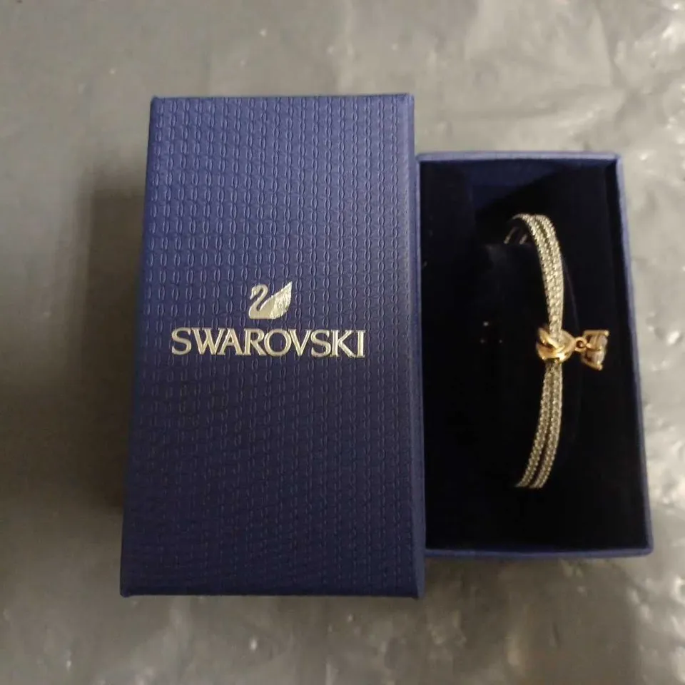 BOXED SWAROSKI LIFELONG HEART BANGLE 