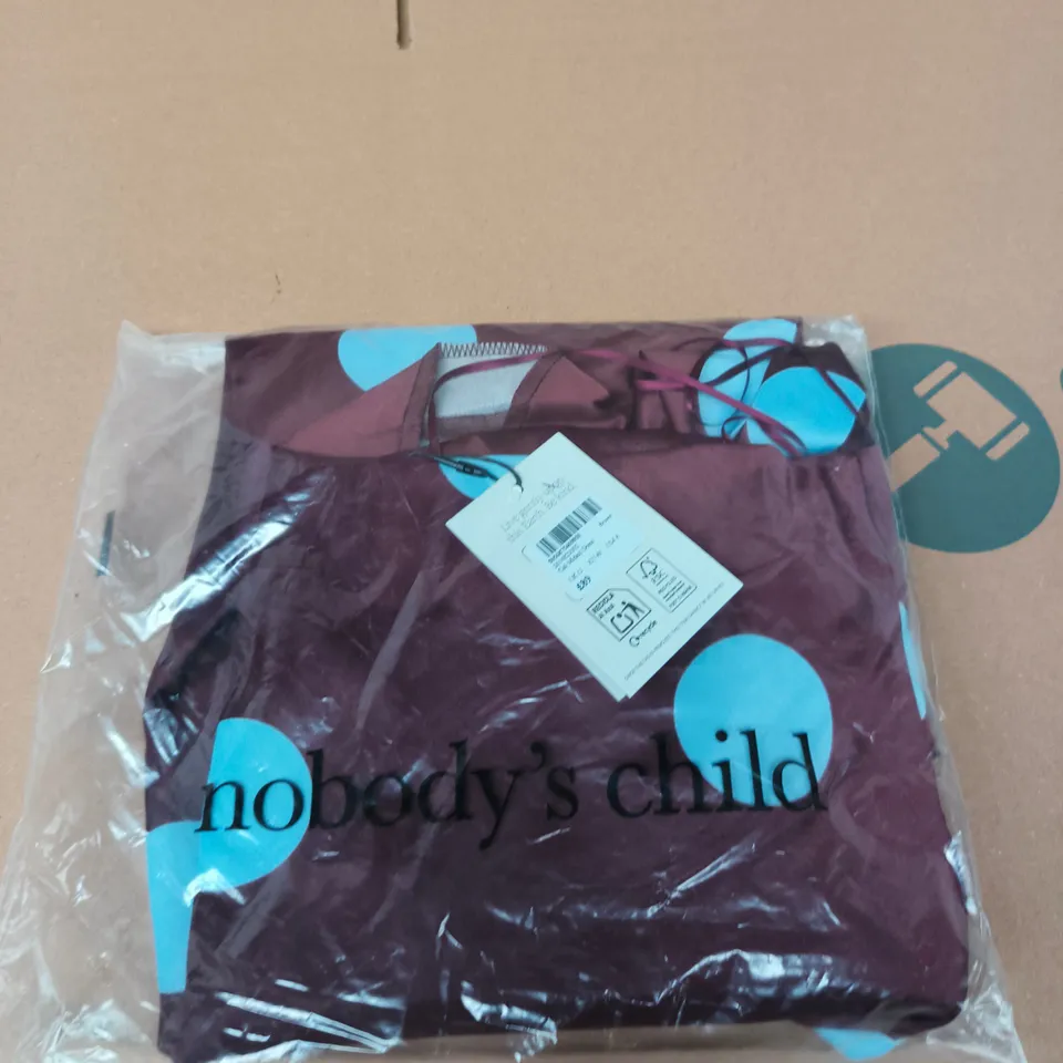 NOBODY'S CHILD CALI MIDAXI DRESS – BROWN, UK 12