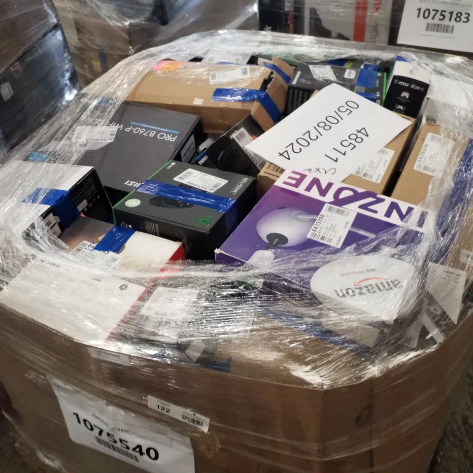 PALLET OF APPROXIMATELY 191 UNPROCESSED RAW RETURN HIGH VALUE ELECTRICAL GOODS TO INCLUDE;