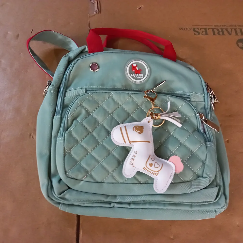 LAGAFFE GREEN KIDS BAG