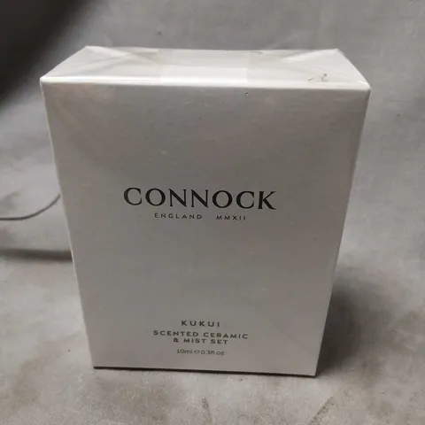 BOXED AND SEALED CONNOCK KUKUI SCENTED CERAMIC AND MIST SET 10ML