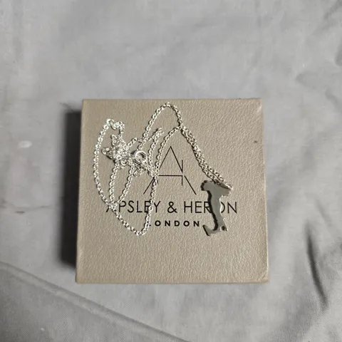 APSLEY & HERON ITALY MAP NECKLACE 
