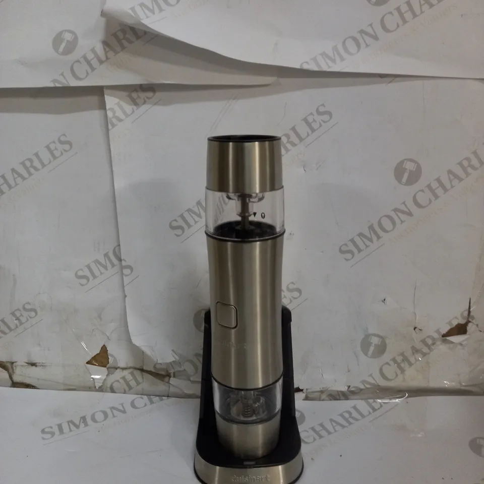 CUISINART RECHARGEABLE SEASONING MILL ELECTRIC SALT & PEPPER GRINDER