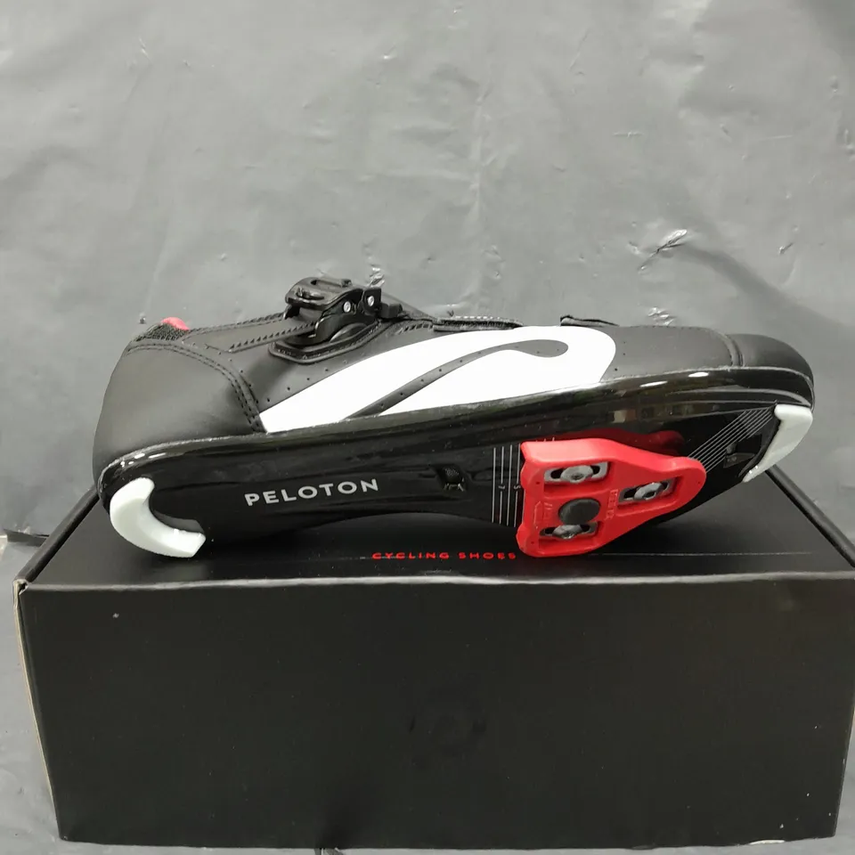 BOXED PAIR OF PELOTON CYCLING SHOES - 46