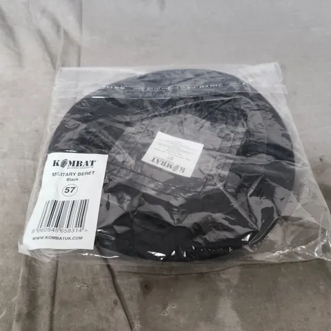 BAGGED KOMBAT MILITARY BERET - BLACK