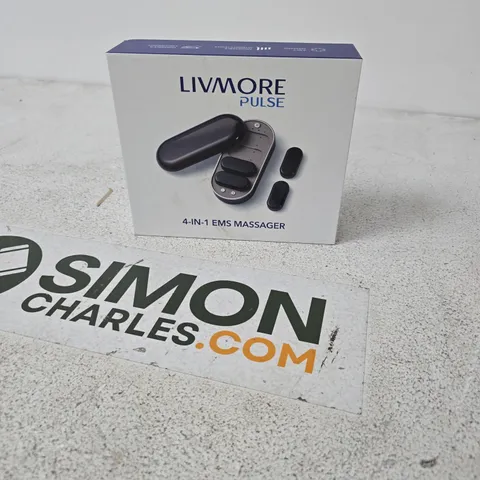 LIVMORE PULSE 4-IN-1 EMS MASSAGER – BOXED