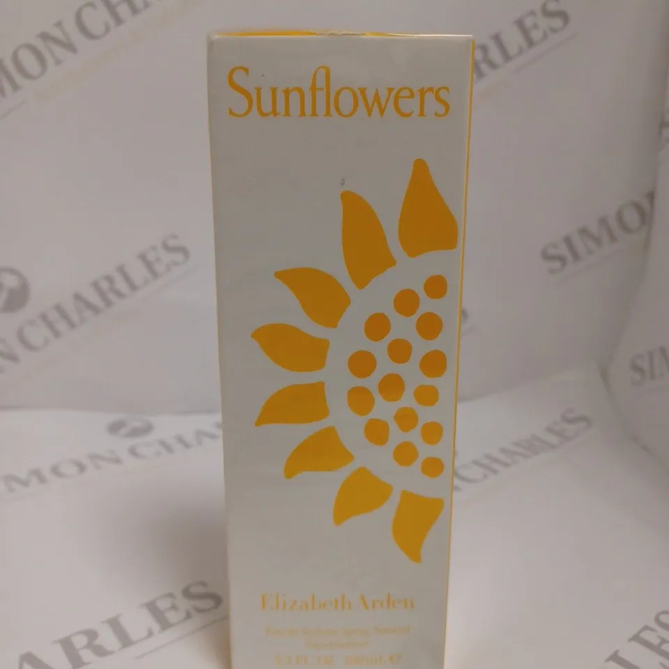 BOXED ELIZABETH ARDEN SUNFLOWERS EAU DE TOILETTE SPRAY 100ML