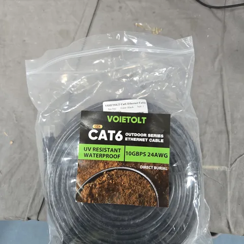 CAT6 OUTDOOR ETHERNET CABLE – UV RESISTANT, DIRECT BURIAL, 50M, 10GBPS, 24AWG