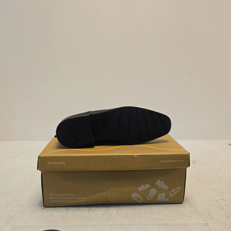 START-RITE ACADEMY 3511_7 BLACK LEATHER OXFORD SHOES (UK 6)