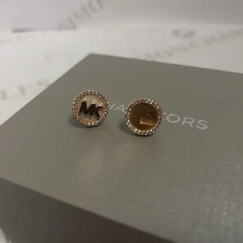 MICHAEL KORS PREMIUM WOMEN'S STUD EARRINGS ROSE GOLD