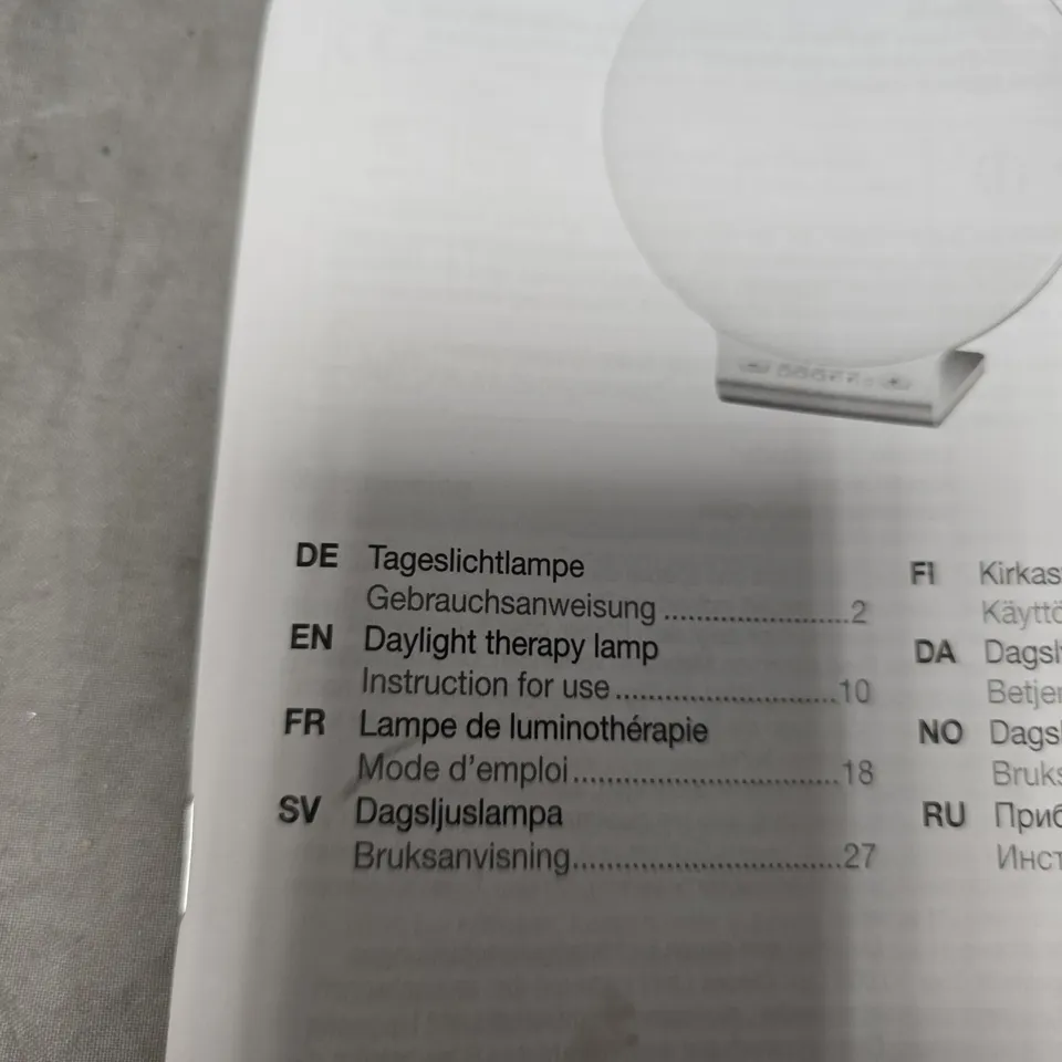 BEURER TL 100 DAYLIGHT THERAPY LAMP