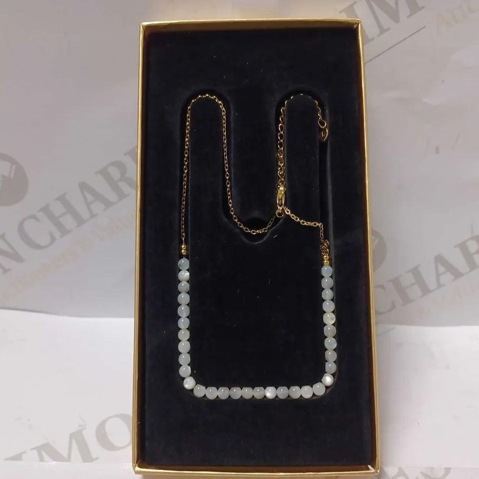 ABBOTT LYON BEADED BIRTHSTONE NECKLACE - JUNE