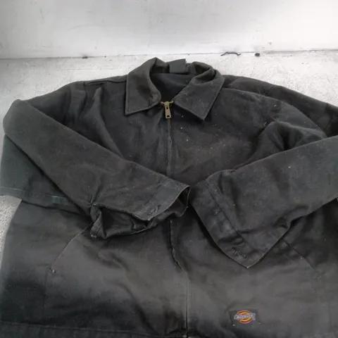 DICKIES BLACK WORK JACKET - L