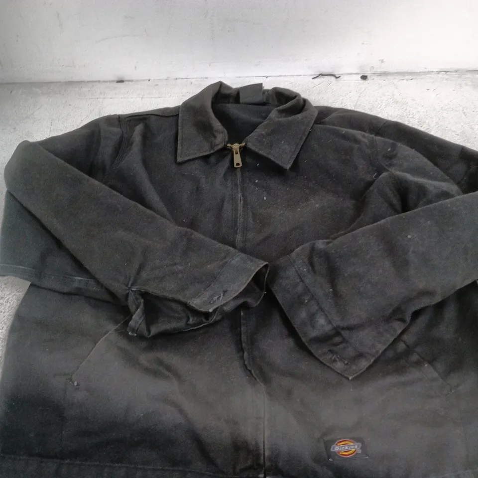 DICKIES BLACK WORK JACKET - L