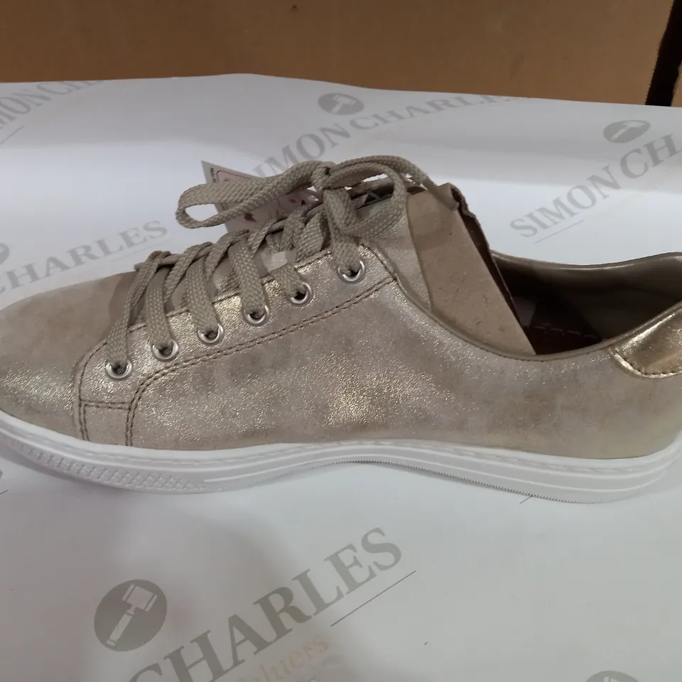 RIEKER GOLD SHOES SIZE 8 