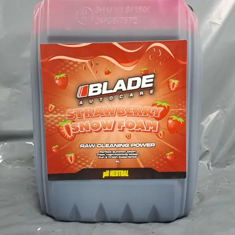 BLADE AUTOCARE STRAWBERRY SNOW FOAM PH NEUTRAL CLEANER (5 LITRES)