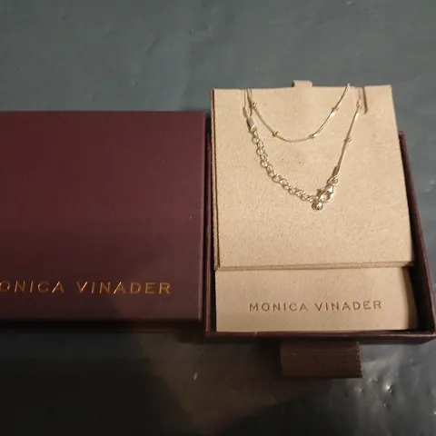 MONICAVINADER BEADED CHAIN NECKLACE