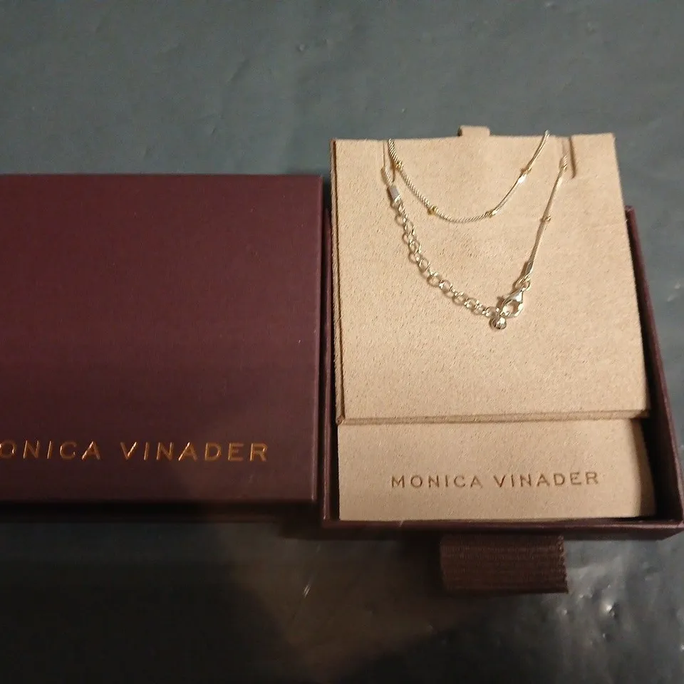 MONICAVINADER BEADED CHAIN NECKLACE