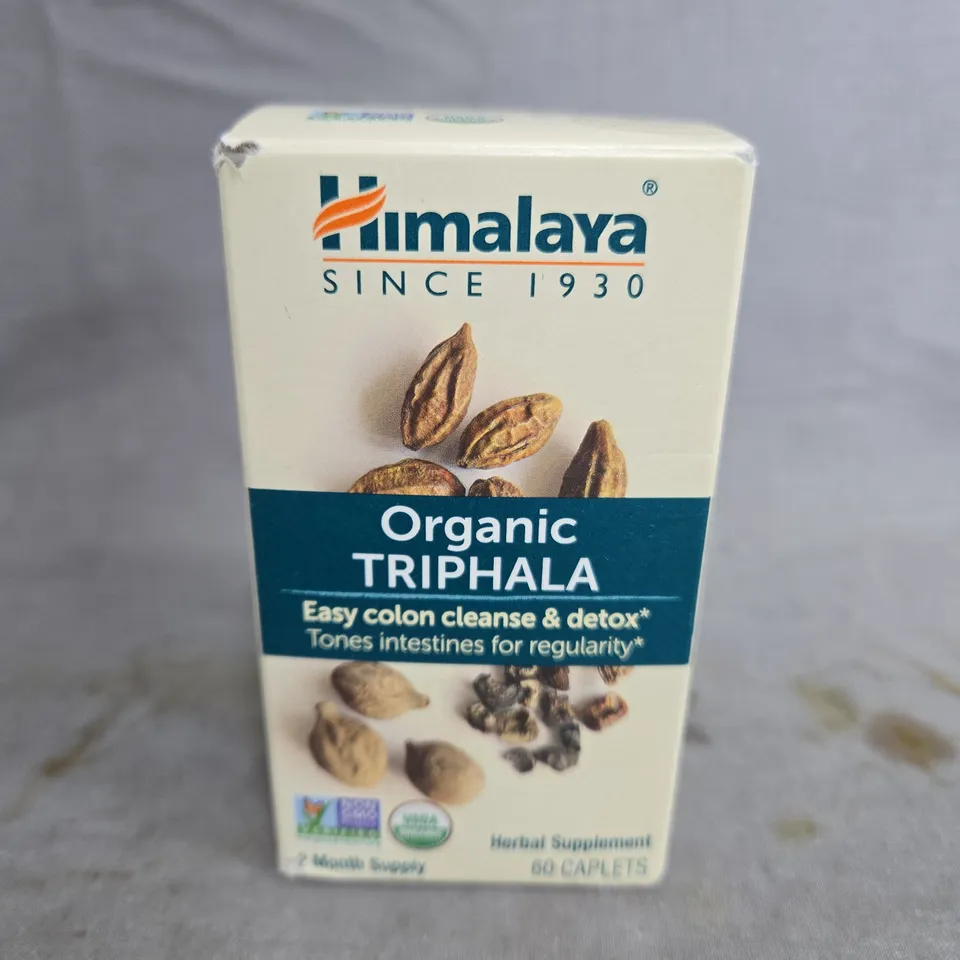 HIMALAYA ORGANIC TRIPHALA HERBAL SUPPLEMENT – 60 CAPLETS