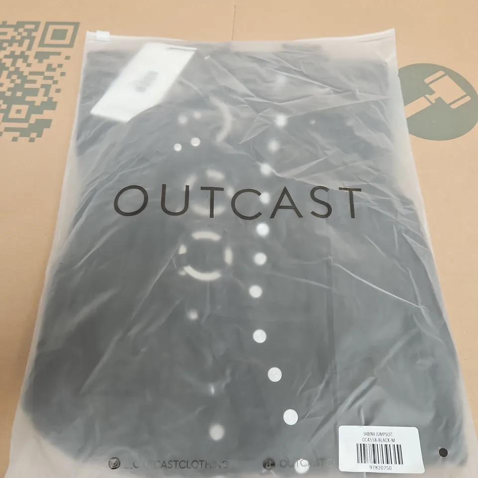 OUTCAST SABINA JUMPSUIT – BLACK – UK SIZE M