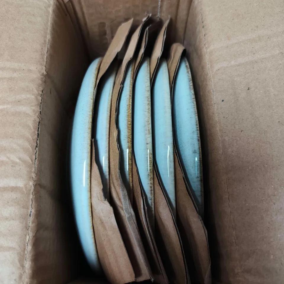 BLUE CELADON GLAZE CERAMIC PLATE – X6
