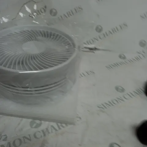 BELL & HOWELL OSCILLATING FOLDING RECHARGEABLE FAN, WHITE