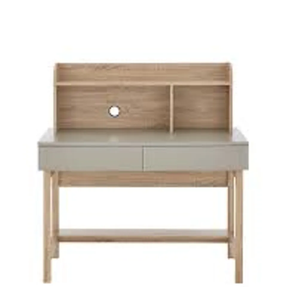 BOXED KYOTO DESK GREY/OAK