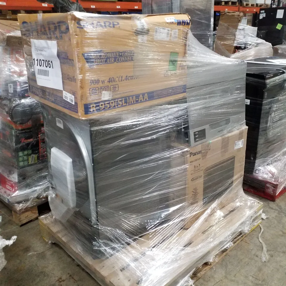 PALLET OF APPROXIMATELY 4 UNPROCESSED RAW RETURN WHITE GOODS TO INCLUDE;