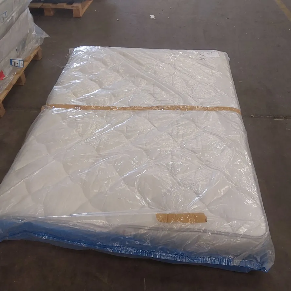 QUALITY BAGGED DOUBLE 135cm AIRSPRUNG LUXURY QUILTED MEDIUM MATTRESS RRP £229