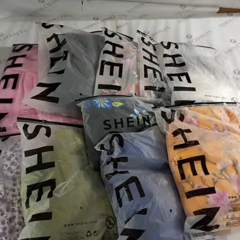 LOT OF 10 ASSORTED BAGGED SHEIN CLOTHING ITEMS