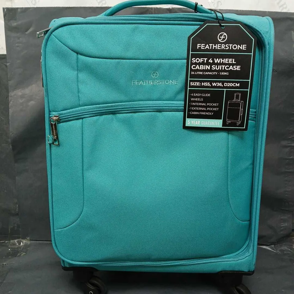 FEATHERSTONE SOFT 4 WHEEL CABIN SUITCASE 