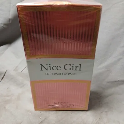 BOXED AND SEALED NICE GIRL LET'S PARTY IN PARIS EAU DE PARFUM 80ML