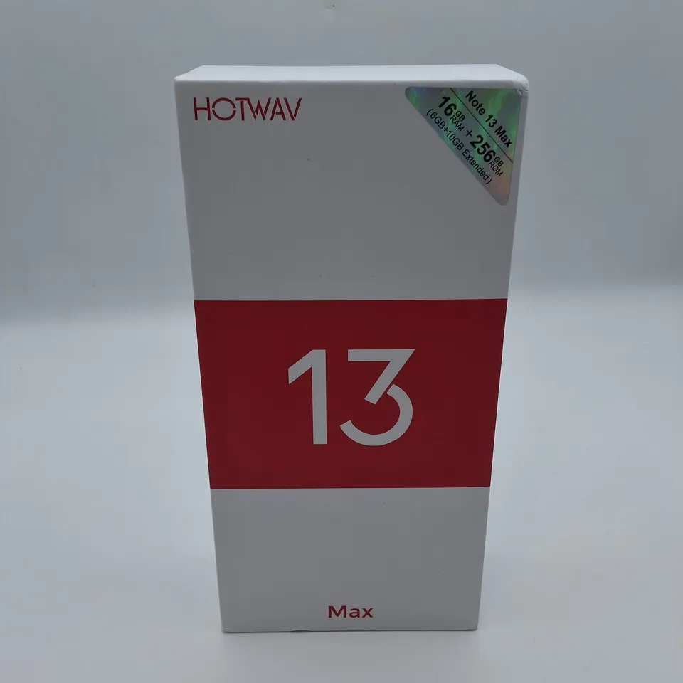 BOXED HOTWAV NOTE 13 MAX 16/256GB IN RADIANT PURPLE 