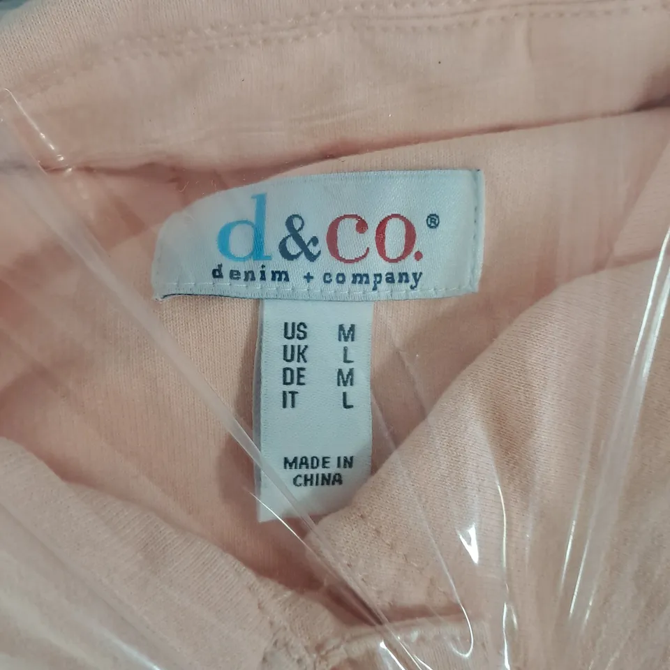 D&CO DENIM JACKET – PINK, SIZE M (US/UK)