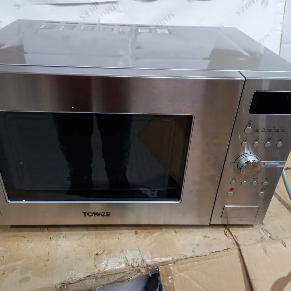 TOWER DUAL HEATER COMBO OVEN/MICROWAVE/GRILL STAINLESS STEEL