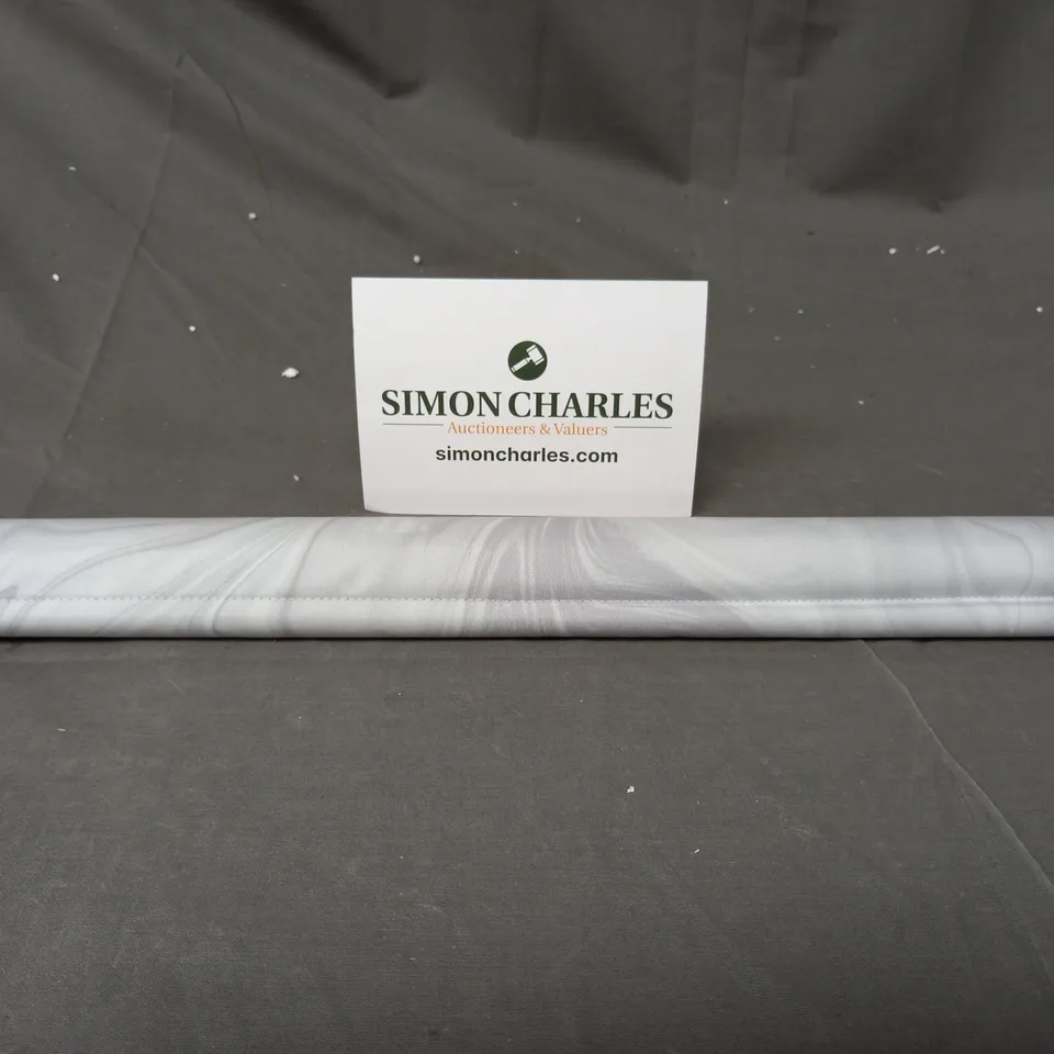 GREY MARBLE PRINTED BLACKOUT ROLLER BLIND APPOX 60X140CM RRP £25