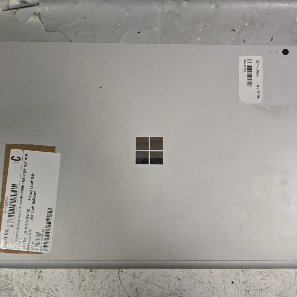 MICROSOFT SURFACE BOOK 2