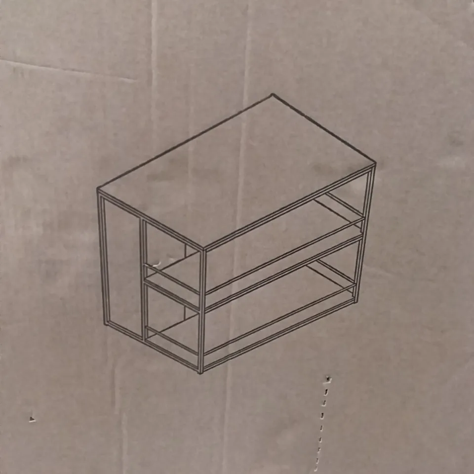 BOXED LARGE BAR TABLE - RUSTIC PINE EFFECT (1 BOX)