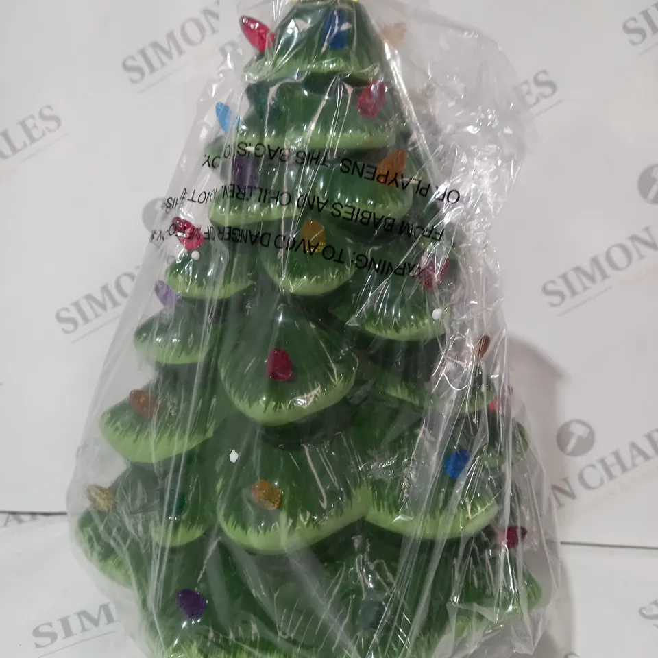 BOXED MR CHRISTMAS ILLUMINATED CERAMIC NOSTALGIC TREE