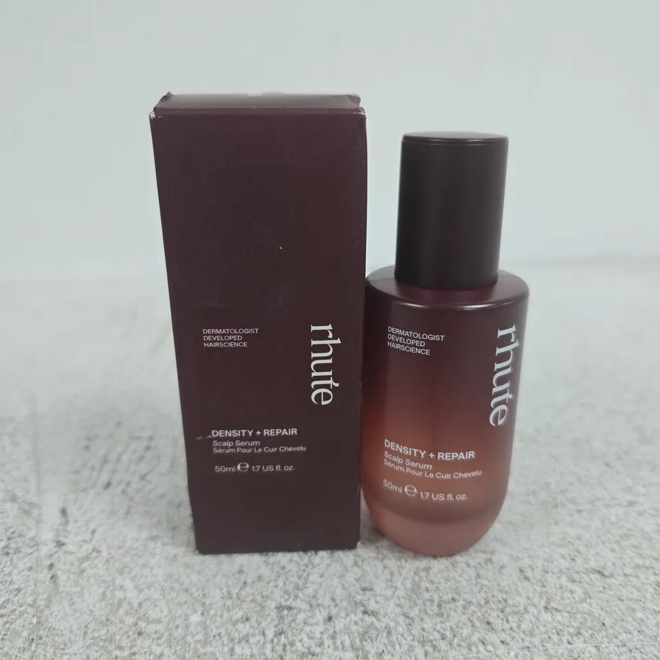 RHUTE DENSITY + REPAIR SCALP SERUM – HAIR CARE (50ML) (BOXED)