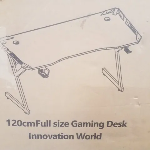 BOXED 120CM FULL SIZE COMPUTER GAMING DESK