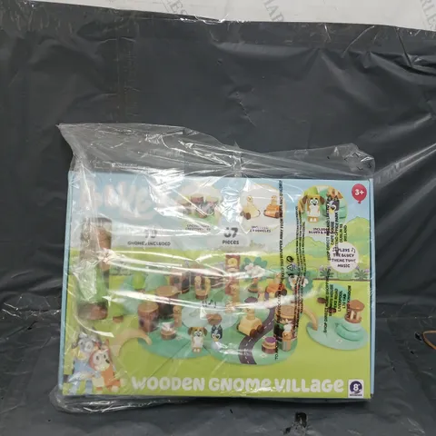 BOXED BLUEY WOODEN GNOME VILLAGE