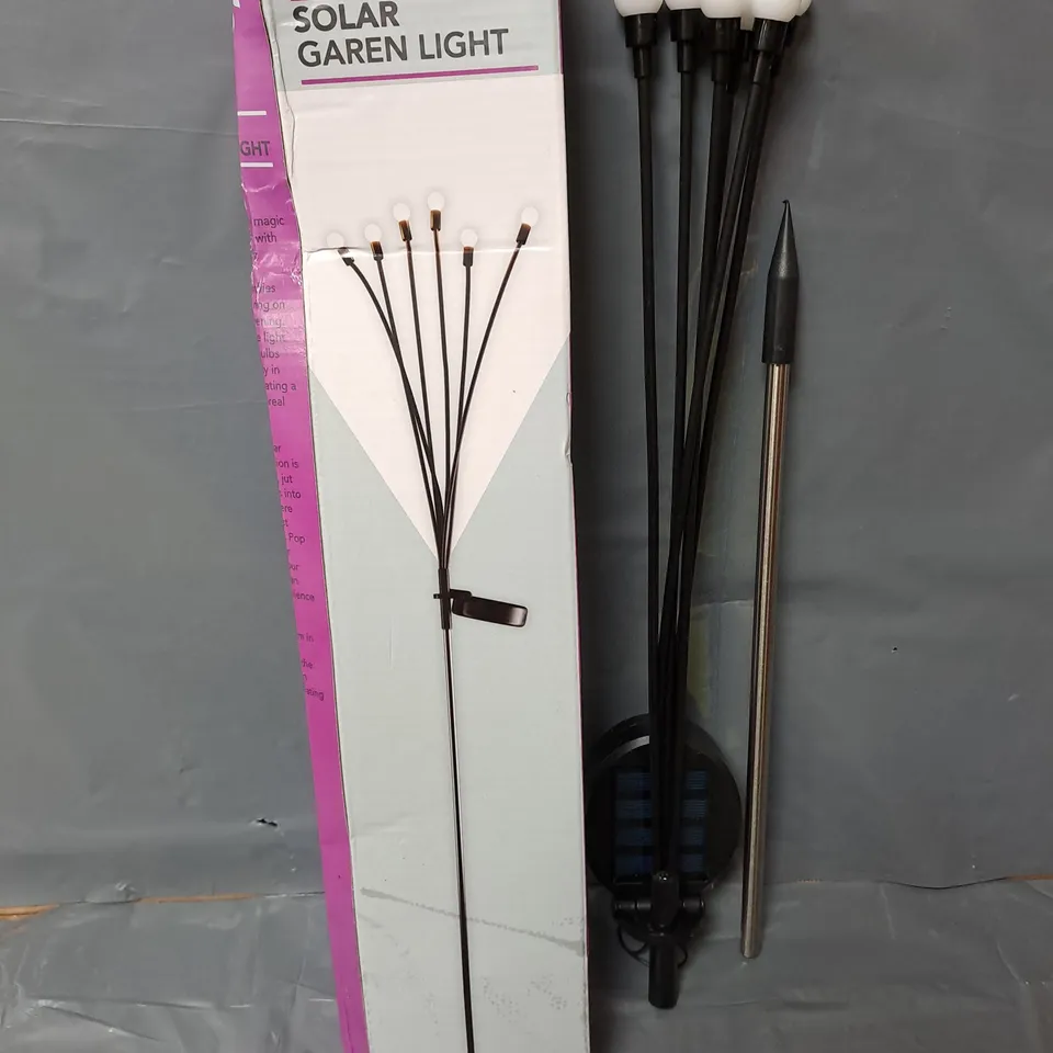 BOXED SOLAR CENTRE FIREFLY SOLAR GARDEN LIGHT