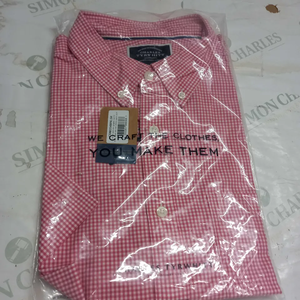 CHARLES TYRWHITT LONG SLEEVE SHIRT SIZE L
