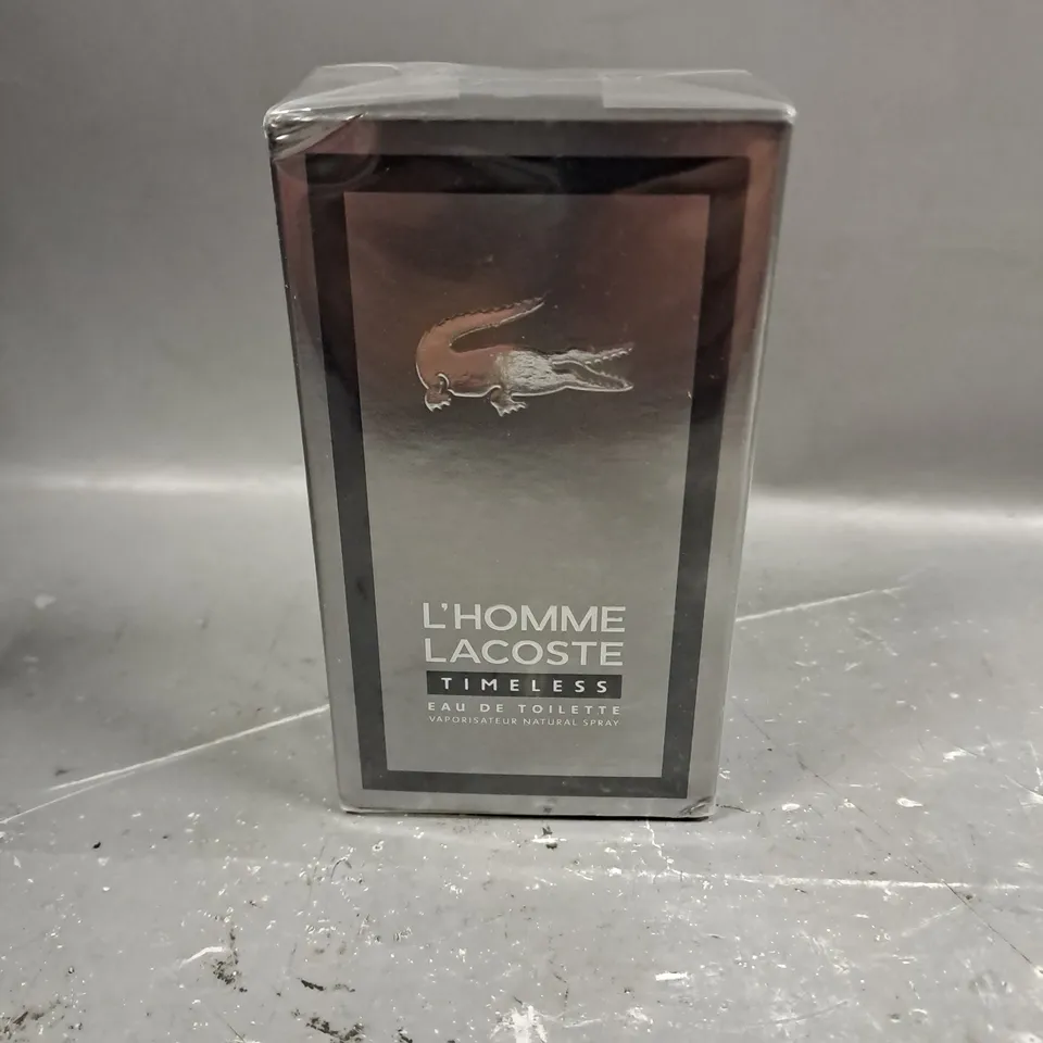 BOXED AND SEALED LACOSTE L'HOMME TIMELESS EAU DE TOILETTE 50ML