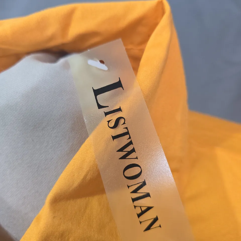 LIST WOMAN ORANGE WOMEN'S SHIRT, SIZE L, 