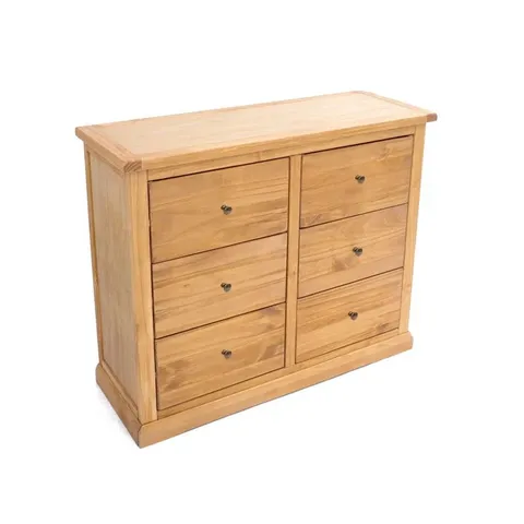 BOXED BRAMBLEY COTTAGE 6 DRAWER CHEST OF DRAWERS (1 BOX)