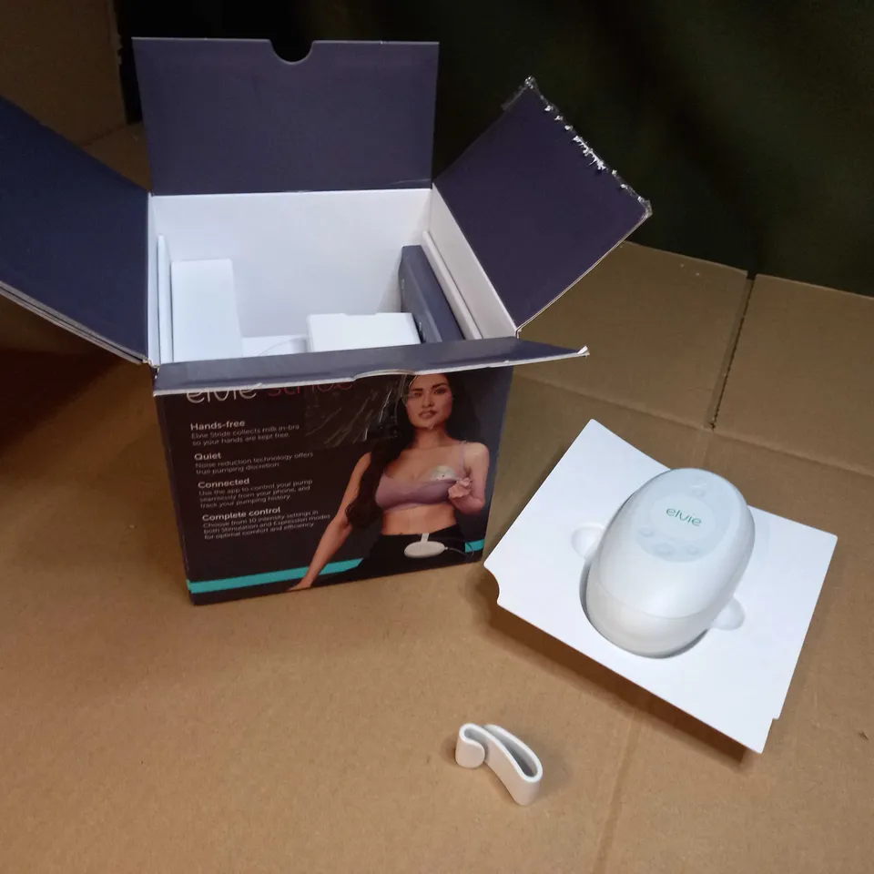 BOXED ELVIE STRIDE SINGLE PUMP QUIET HANDS-FREE ELECTRIC BREAST PUMP